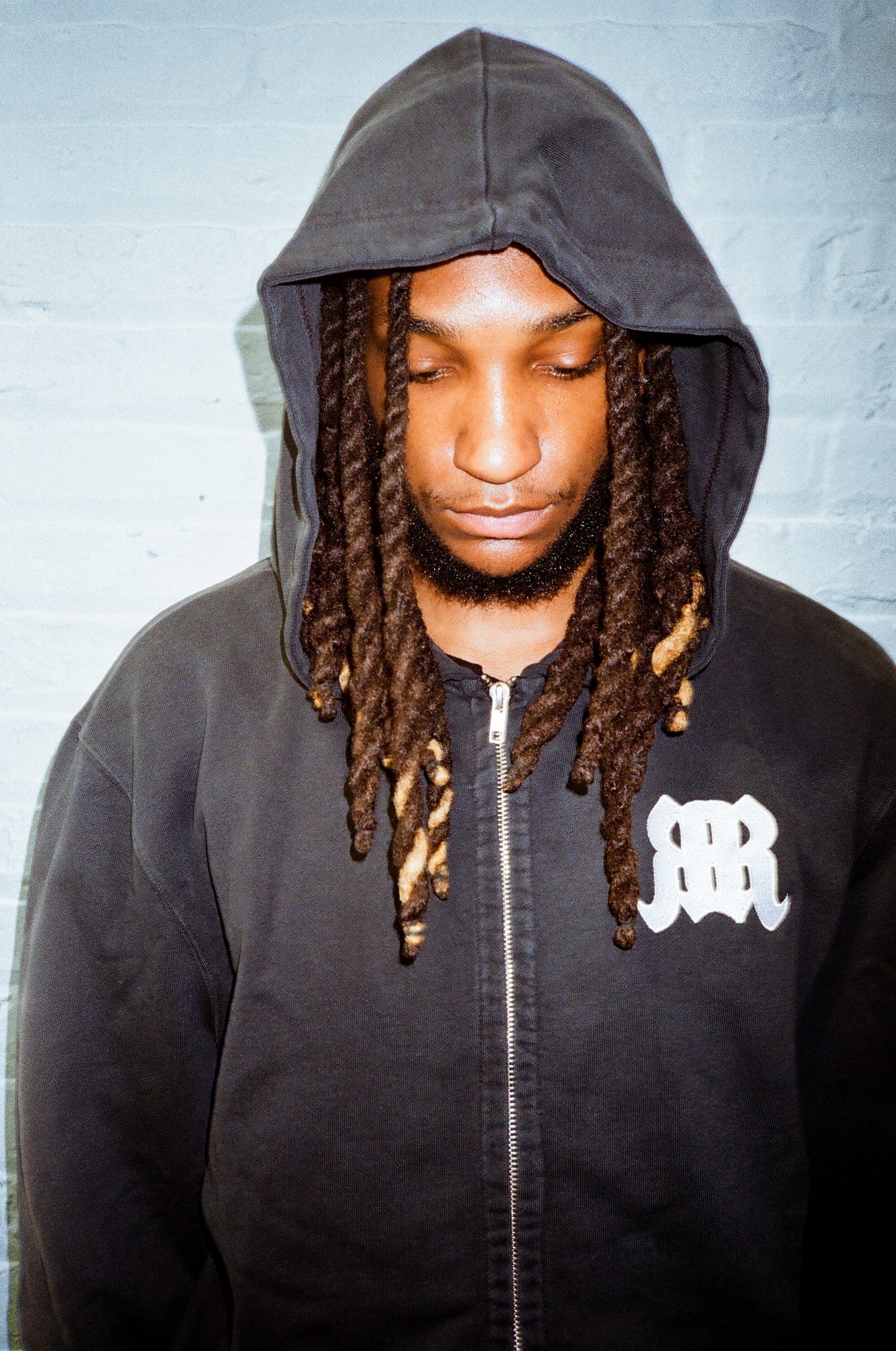 Black REED Logo Hoodie