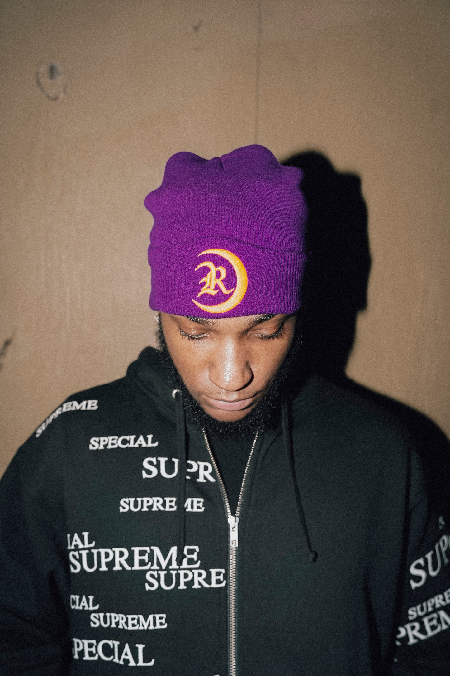 Purple Neo Reed beanie
