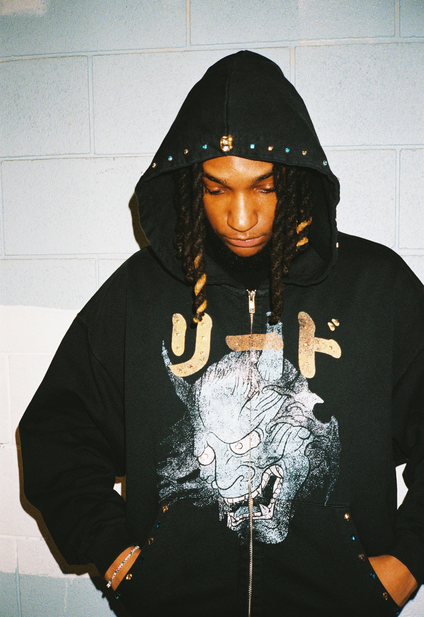 Oni Zip-up hoodie