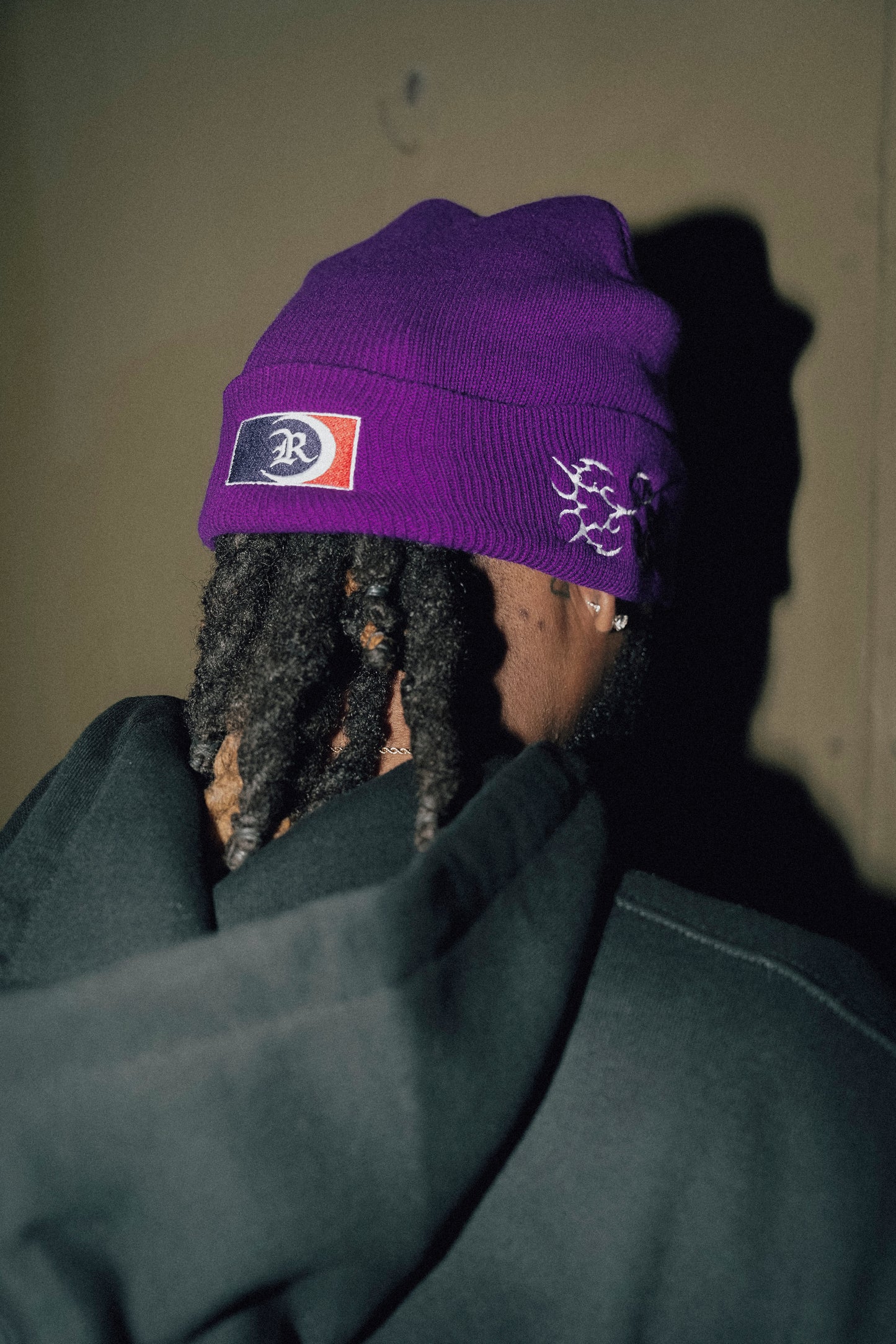 Purple Neo Reed beanie