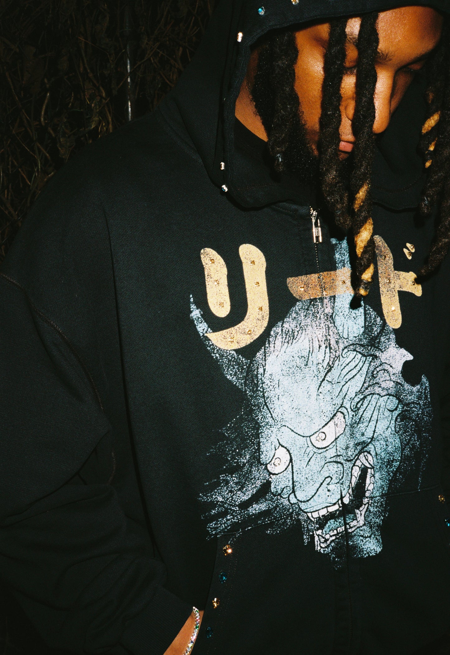 Oni Zip-up hoodie