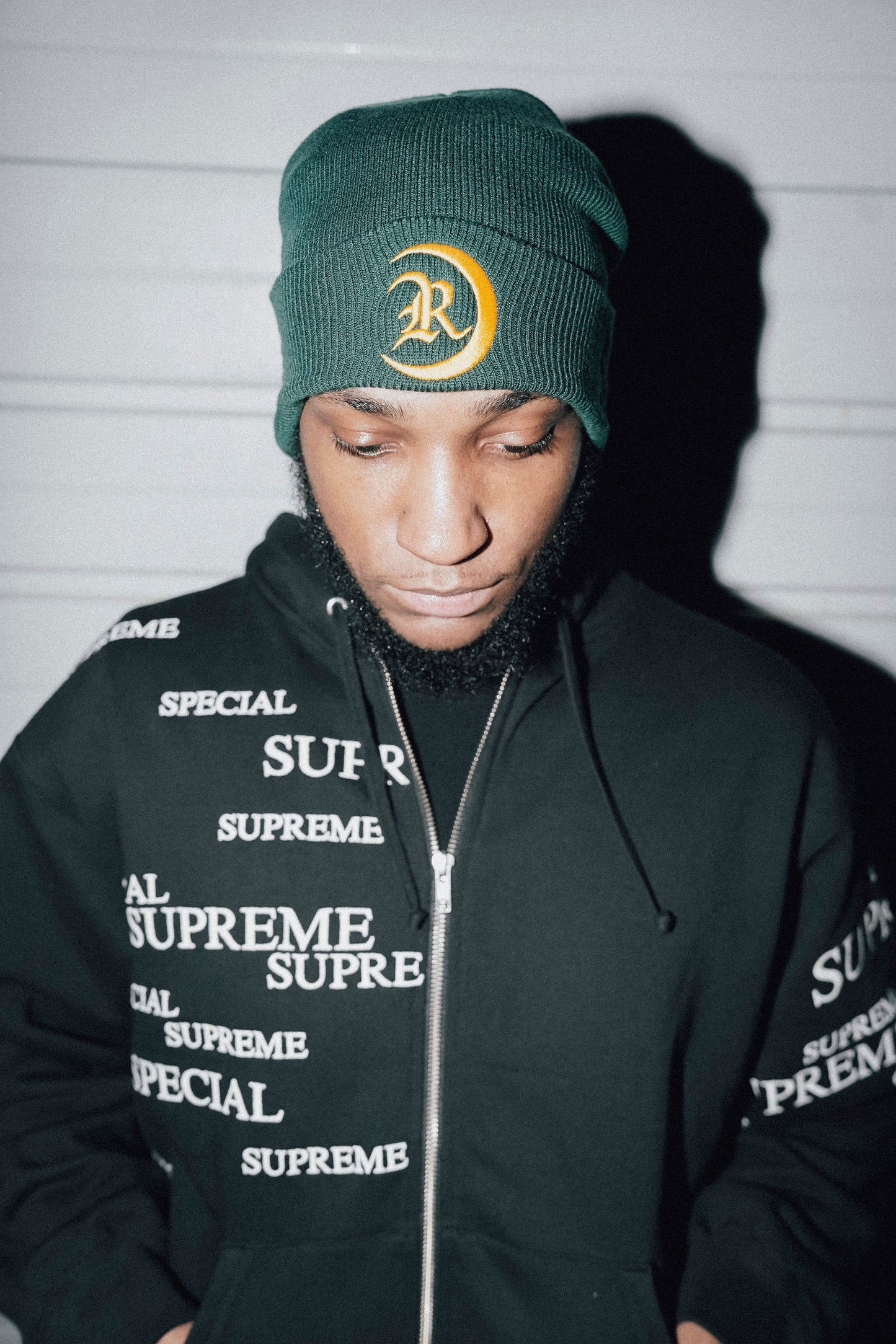 Green Neo Reed beanie