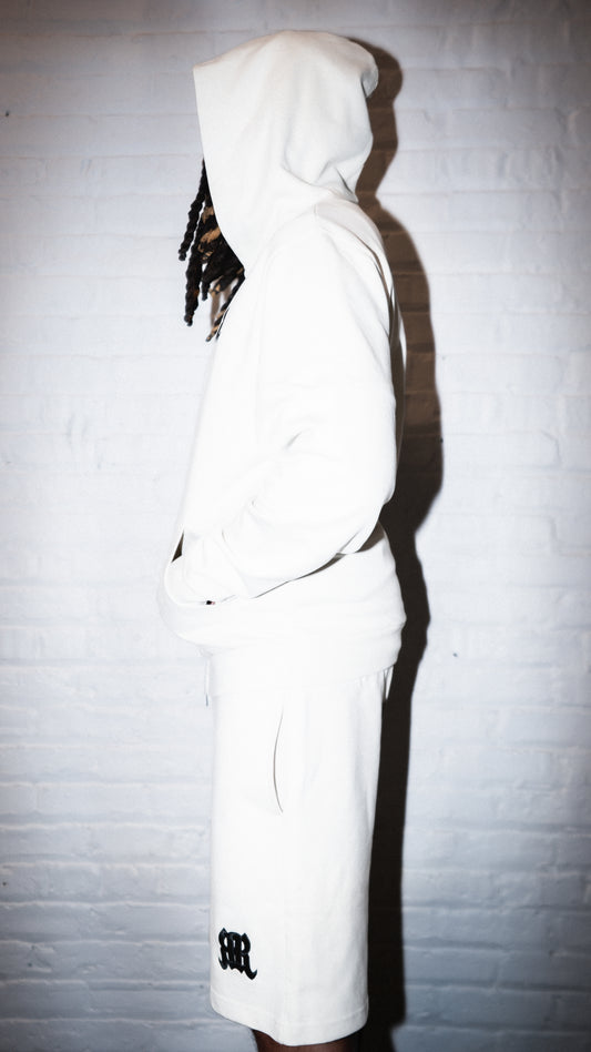 White REED Logo Shorts