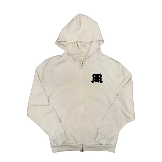 White REED Logo Hoodie