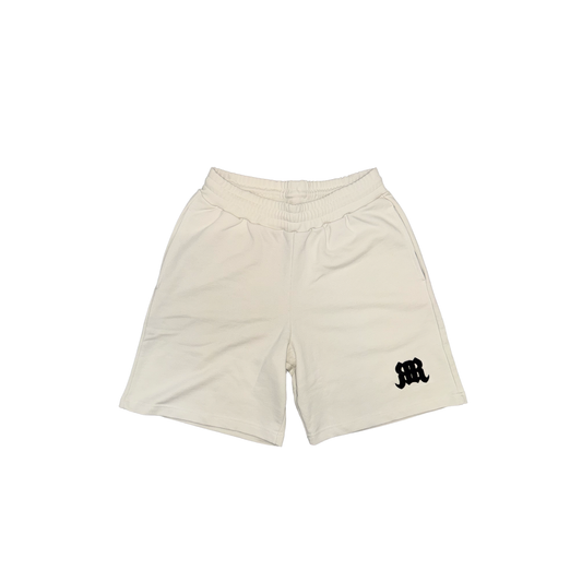 White REED Logo Shorts